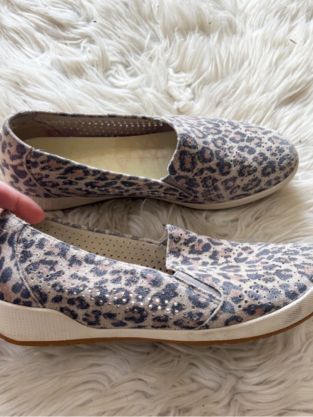 Dansko Odina Leopard Print Slip On Comfort Shoes Women's Size 38 Needs Insoles - Picture 2 of 8
